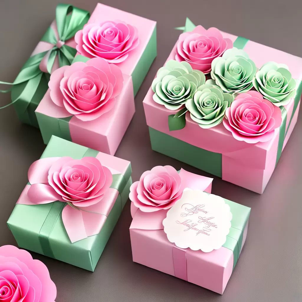 Como FAZER uma caixa de presente com flores de papel 7 Como FAZER uma caixa de presente com flores de papel 6