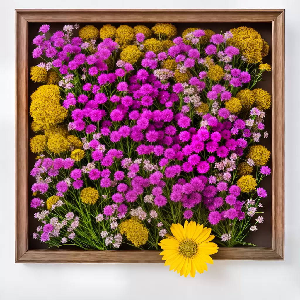 COMO fazer um lindo quadro de flores secas 8