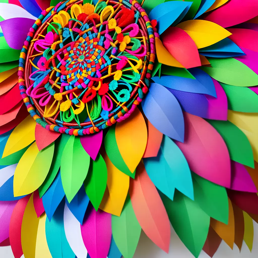 DIY: Como fazer FLORES de papel para o Dia do Índio 5 DIY: Como fazer FLORES de papel para o Dia do Índio 4