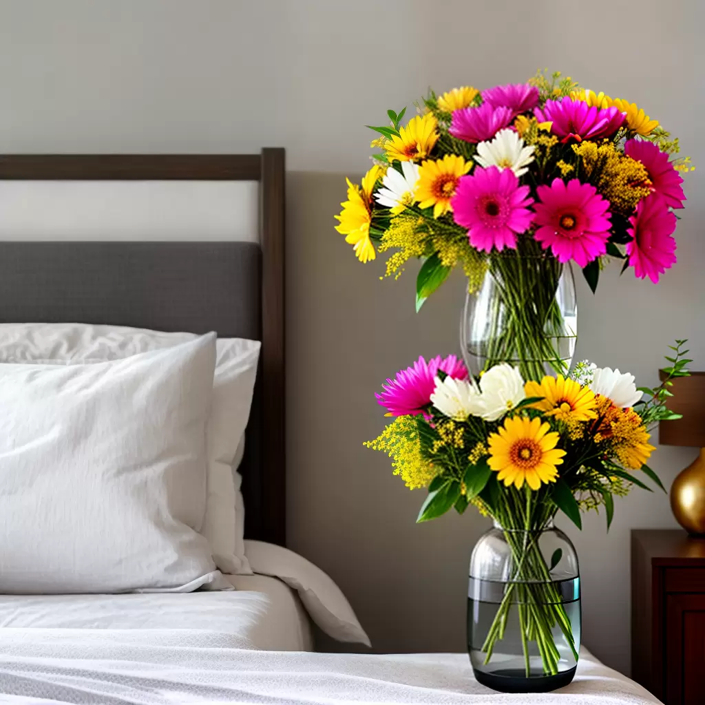 Aprenda a DECORAR o seu quarto com flores frescas 5 Aprenda a DECORAR o seu quarto com flores frescas 4