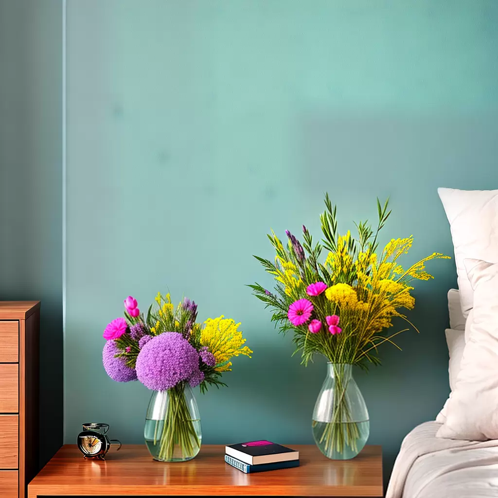 Aprenda a DECORAR o seu quarto com flores frescas 9 Aprenda a DECORAR o seu quarto com flores frescas 8