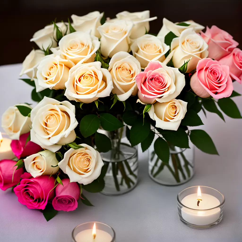 Como CRIAR centros de mesa com flores para casamentos 8
