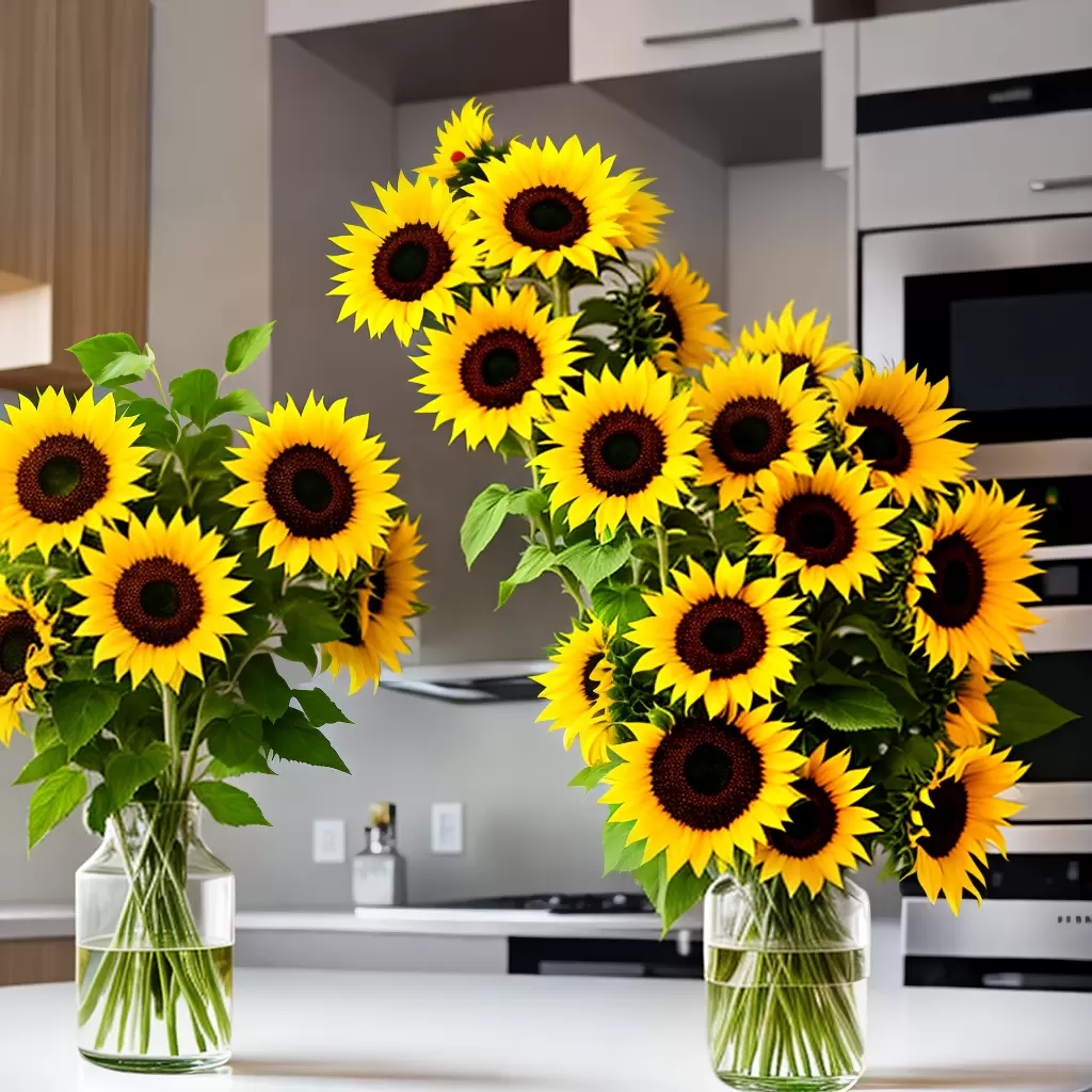 As melhores FLORES para decoração de cozinhas pequenas 6