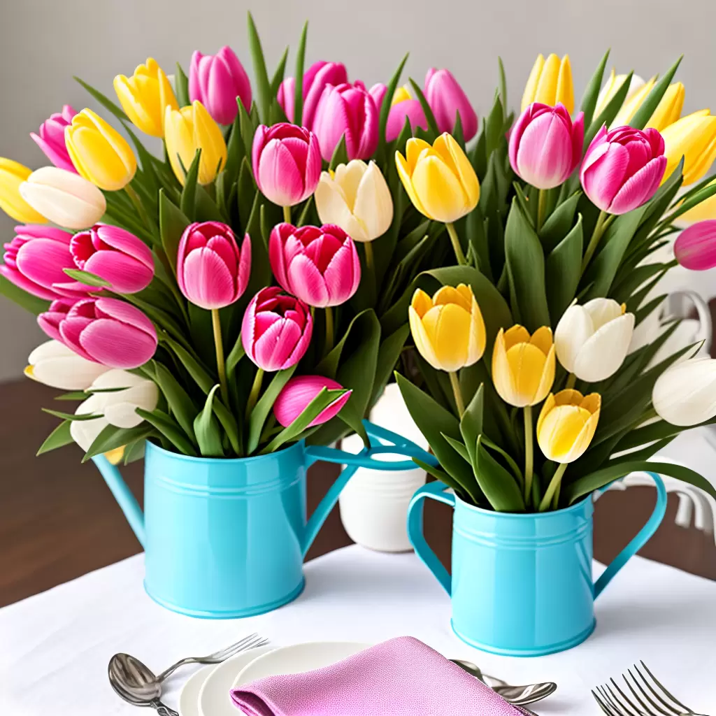 Decoração com FLORES para a Páscoa: ideias criativas 2