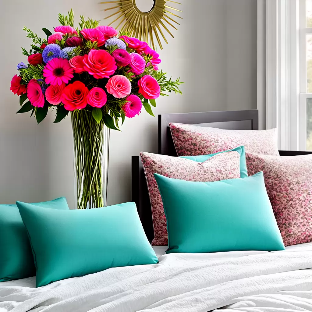 COMO usar flores na decoração do quarto de casal 1 COMO usar flores na decoração do quarto de casal