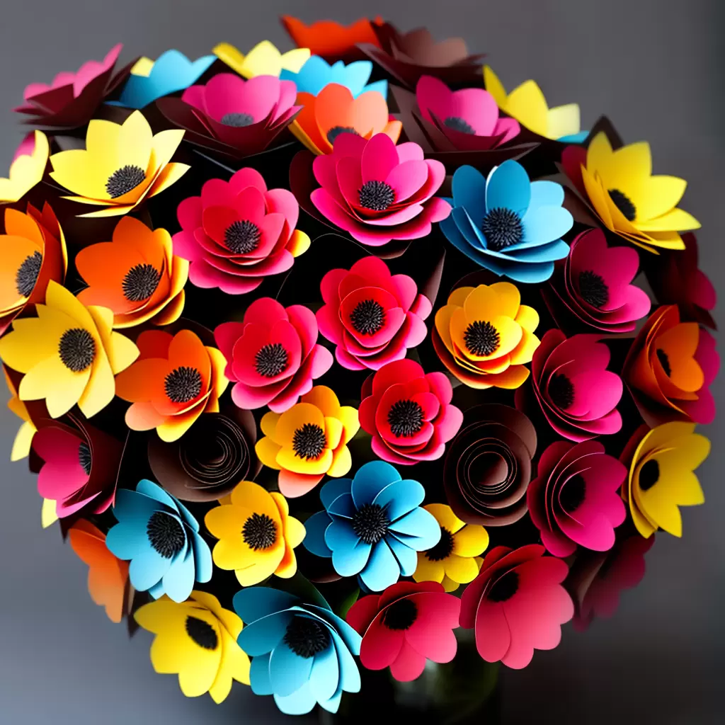 COMO fazer flores de papel para o Dia da Consciência Negra 3 COMO fazer flores de papel para o Dia da Consciência Negra 2