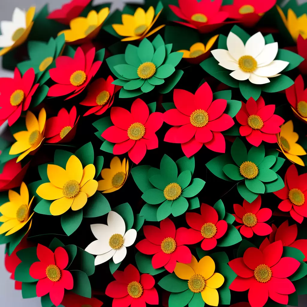 COMO fazer flores de papel para o Dia da Consciência Negra 9 COMO fazer flores de papel para o Dia da Consciência Negra 8