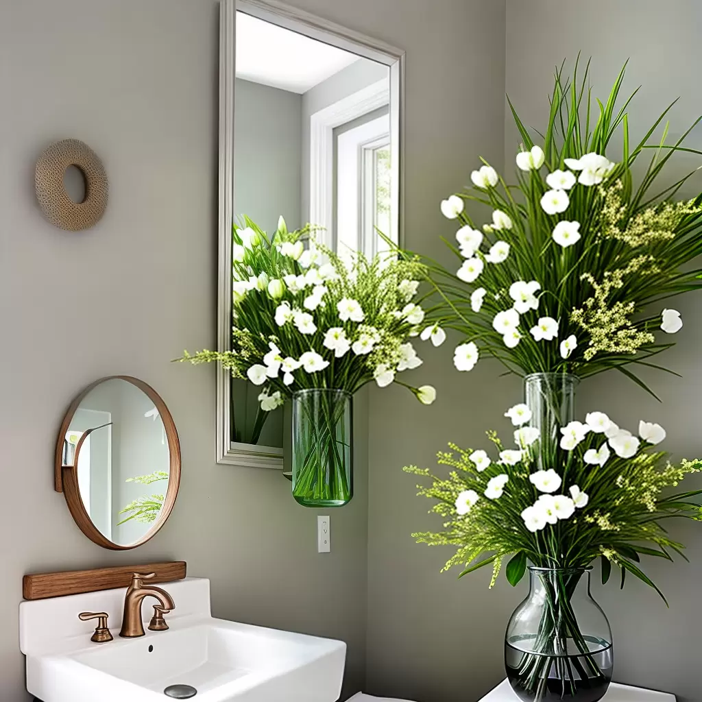 Aproveite o POTENCIAL das flores na decoração de banheiros pequenos