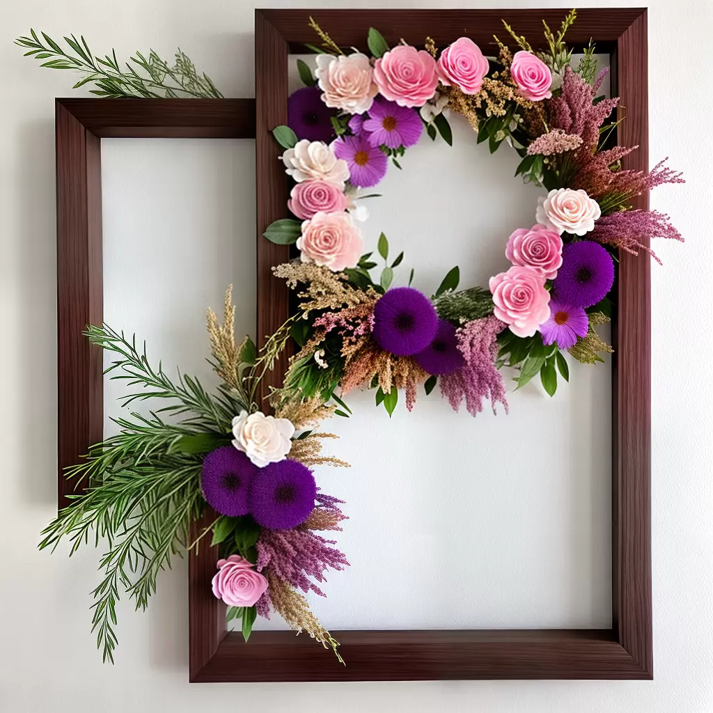 Aprenda a fazer uma DECORAÇÃO de parede com flores secas