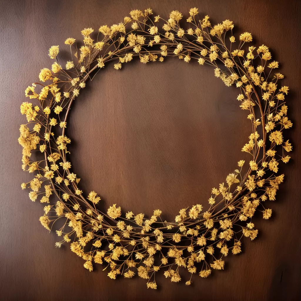 Aprenda a fazer uma DECORAÇÃO de parede com flores secas 6