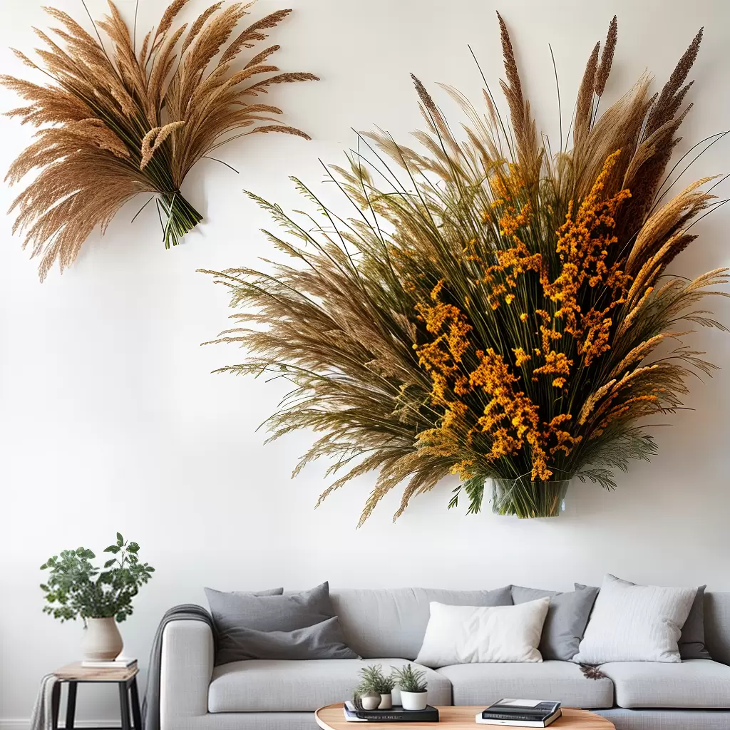 Aprenda a fazer uma DECORAÇÃO de parede com flores secas