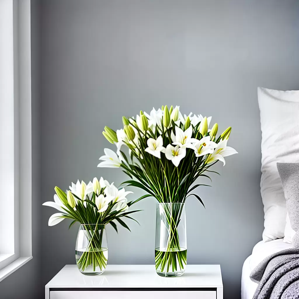 FLORES para um quarto minimalista: Dicas para não errar 2