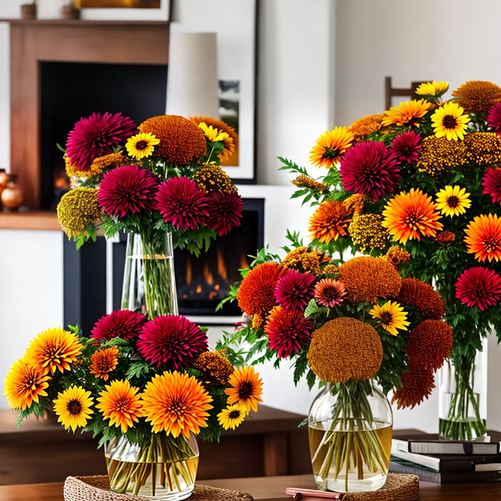 TENDÊNCIAS em decoração de outono com flores 3 TENDÊNCIAS em decoração de outono com flores 2