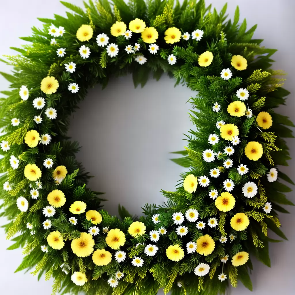 Aprenda a fazer uma COROA de flores para decoração: passo a passo 4