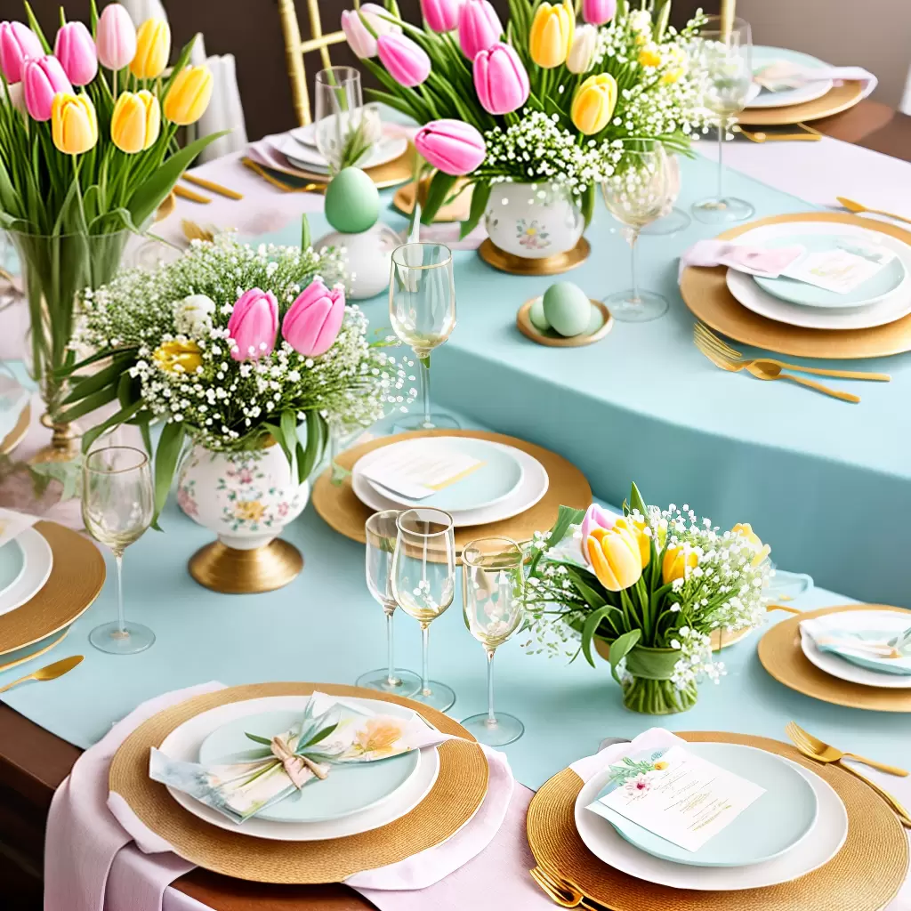 DECORAÇÃO com flores para a Páscoa: Ideias criativas 6
