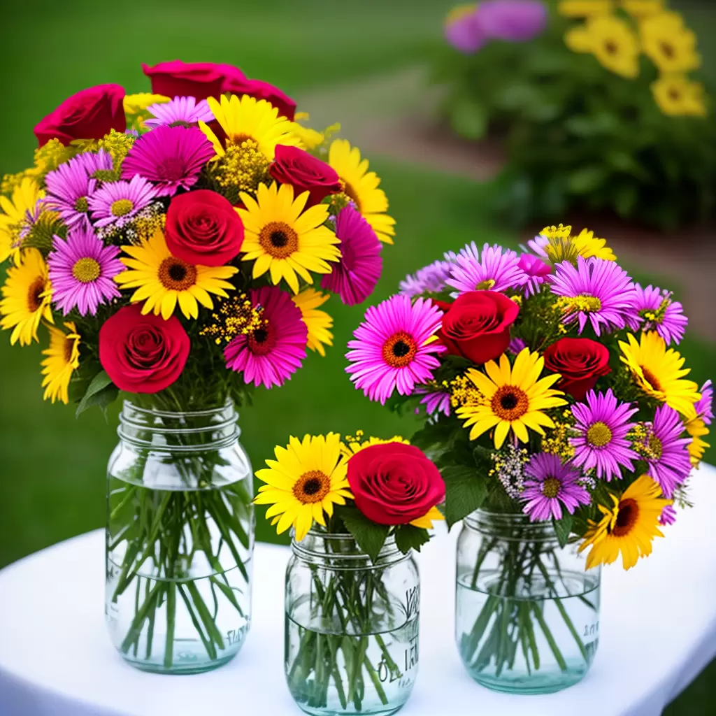 COMO usar flores na decoração de uma festa de aniversário infantil 3 COMO usar flores na decoração de uma festa de aniversário infantil 2