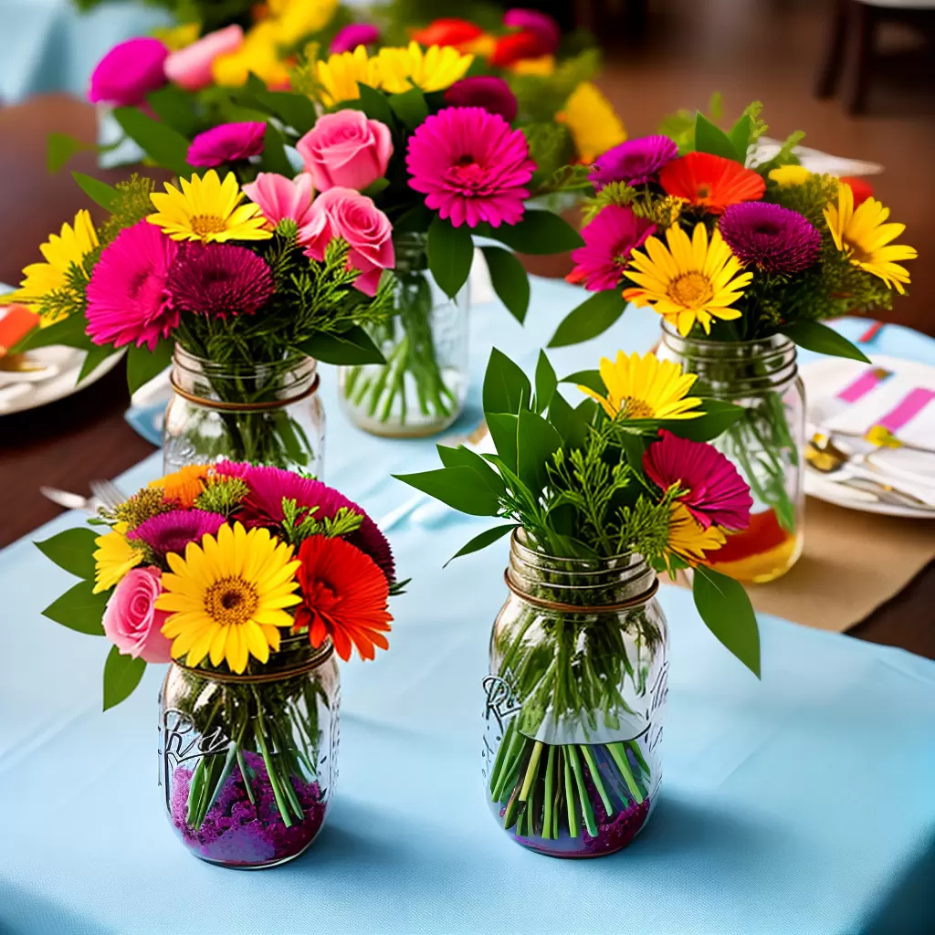 COMO usar flores na decoração de uma festa de aniversário infantil 7 COMO usar flores na decoração de uma festa de aniversário infantil 6