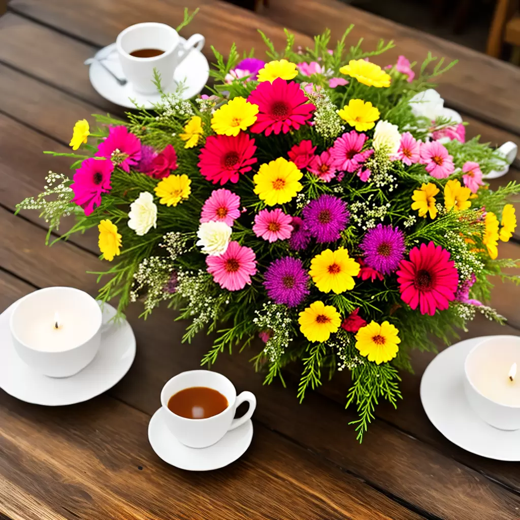 DECORE a sua mesa de café com flores: Guia passo a passo 8