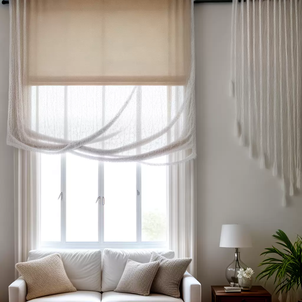 TRANSFORME suas cortinas com detalhes de flores de crochê