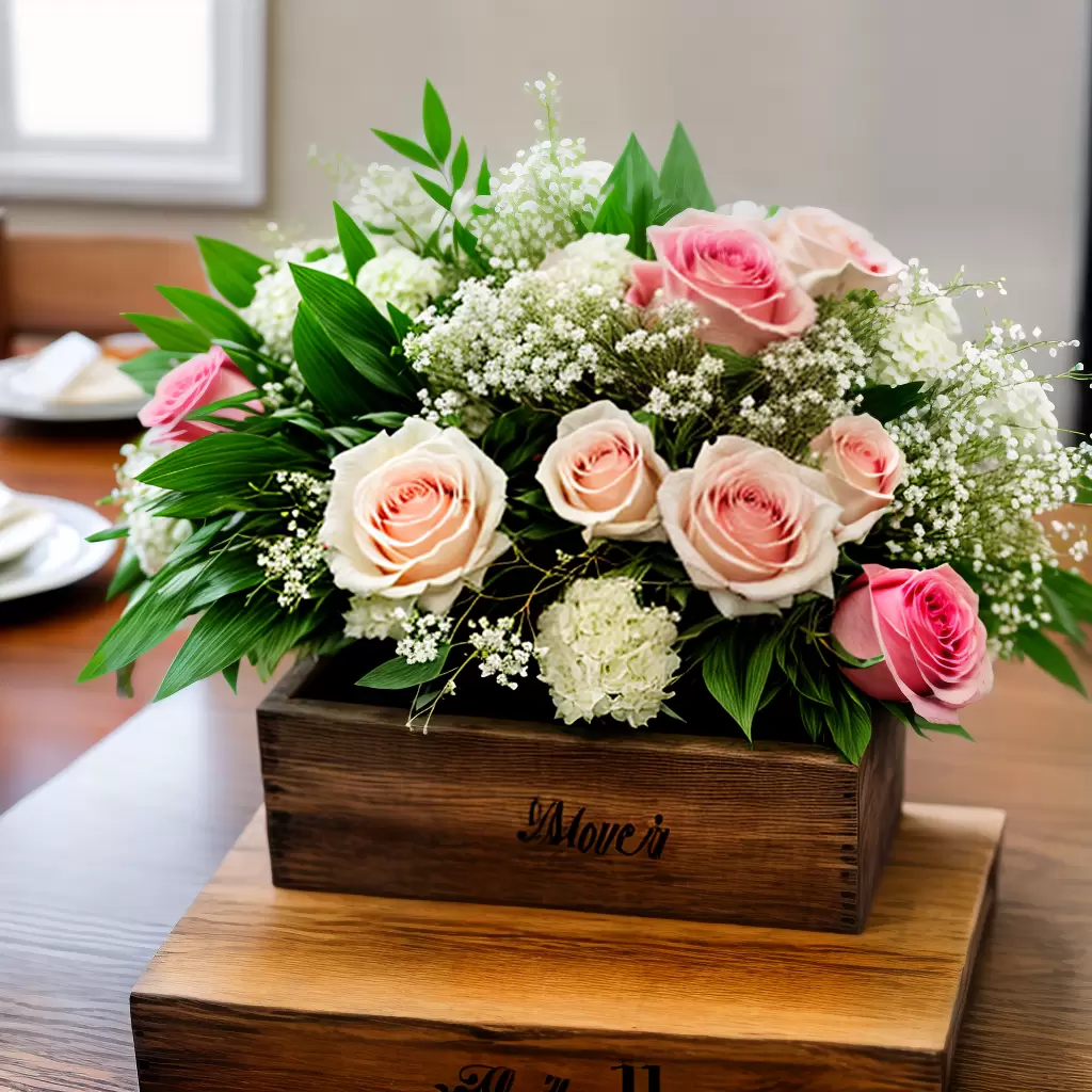 DIY: Como fazer uma DECORAÇÃO de mesa com flores para o Dia das Mães 2