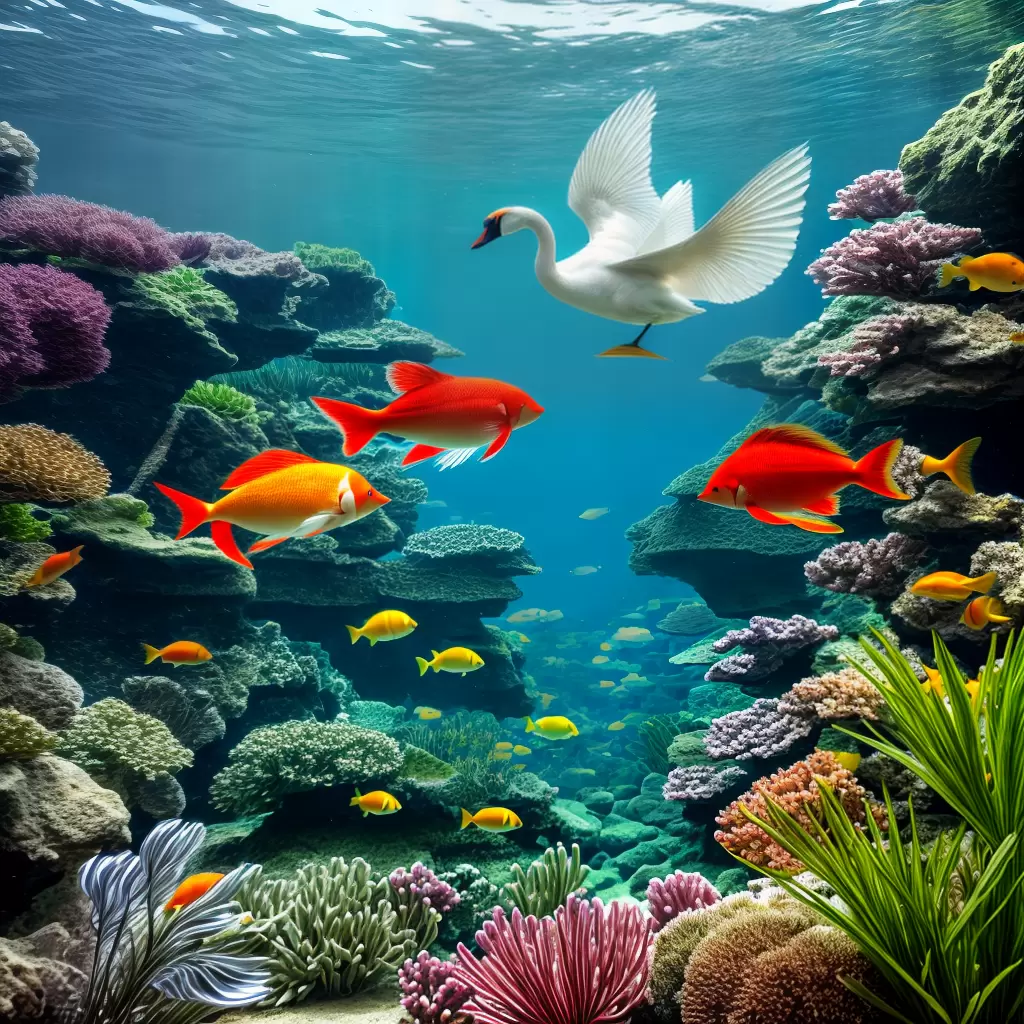 De Plumas a Escamas: Diferenças Entre Animais Aquáticos e Aves Aquáticas 1 De Plumas a Escamas: Diferenças Entre Animais Aquáticos e Aves Aquáticas