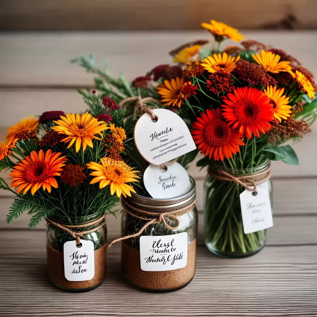 A ARTE de Fazer Lembrancinhas com Flores Secas 6