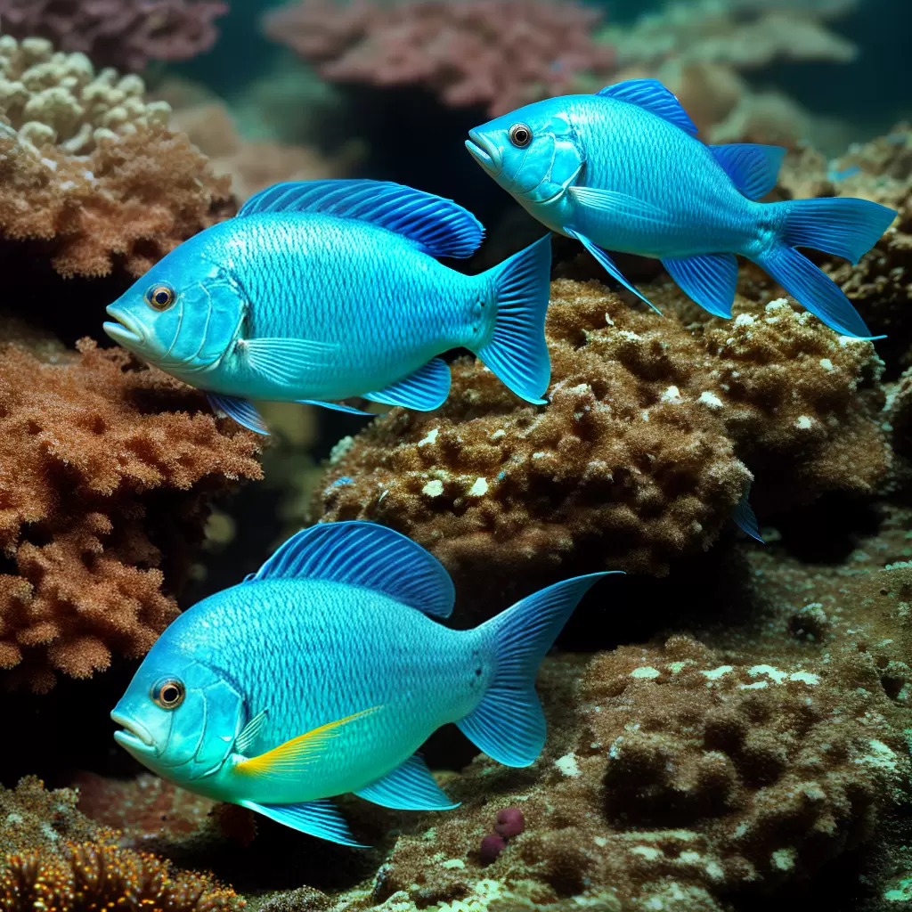 Hypoplectrus puella: Hamlet azul e camuflagem 6