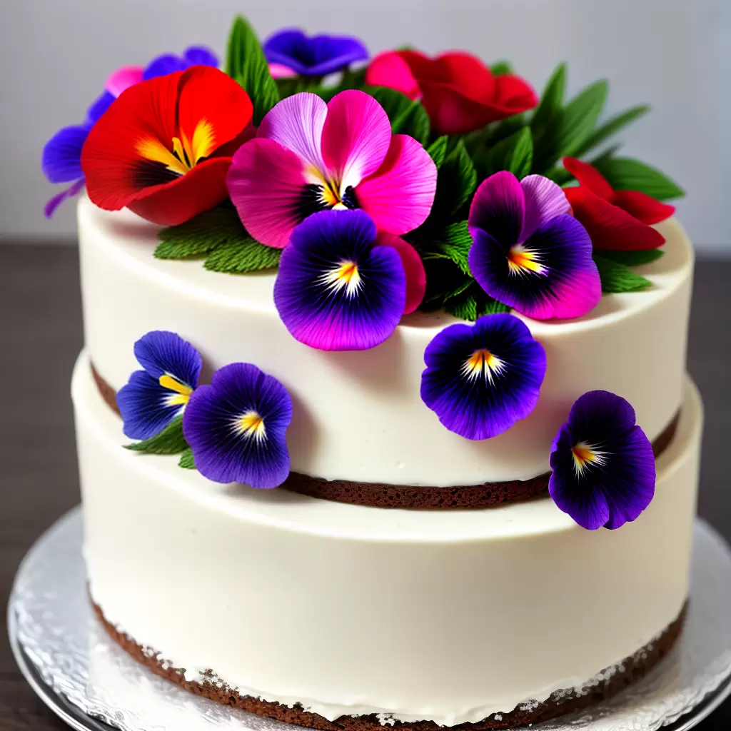 SOBREMESAS Deslumbrantes: Como Decorar com Flores Comestíveis