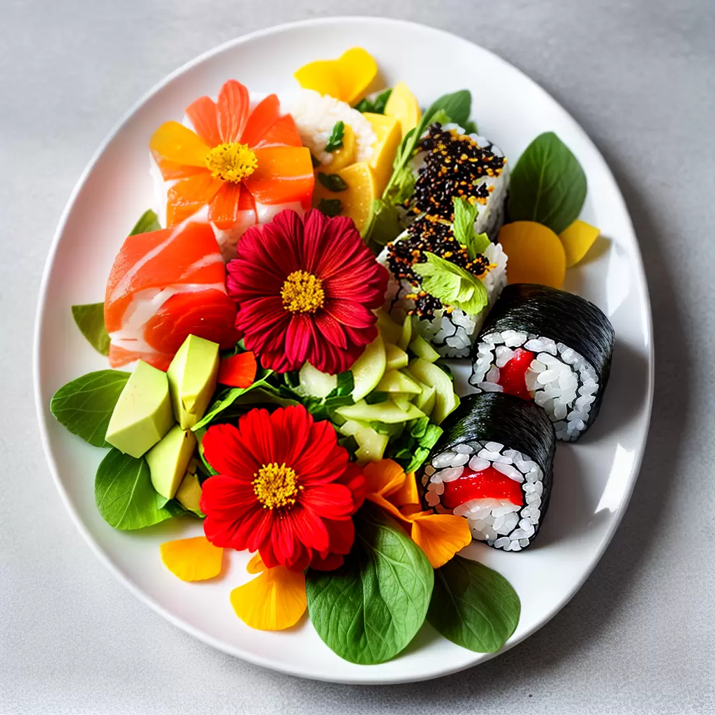 DESVENDANDO o Universo da Decoração de Comidas com Flores 1 DESVENDANDO o Universo da Decoração de Comidas com Flores