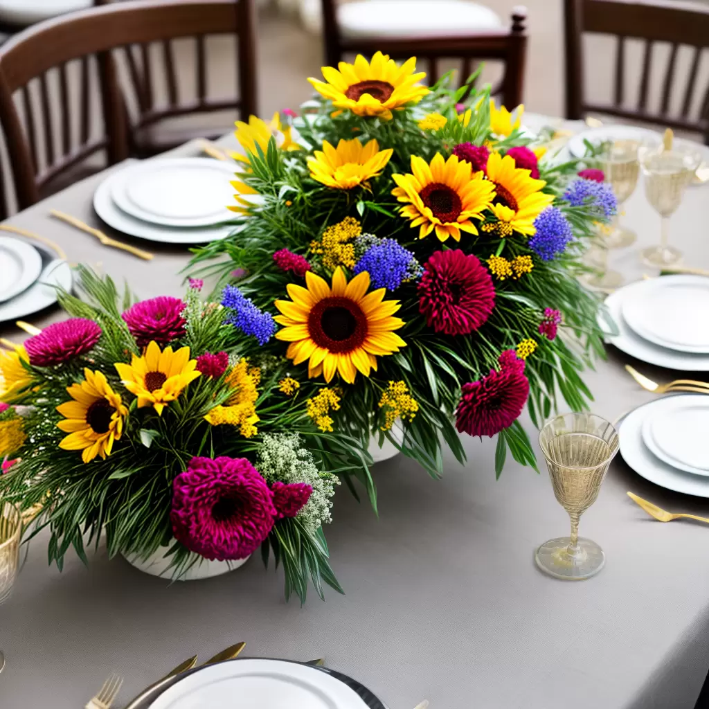 CENTRO das Atenções: Decoração de Mesas com Flores para Eventos 5 CENTRO das Atenções: Decoração de Mesas com Flores para Eventos 4