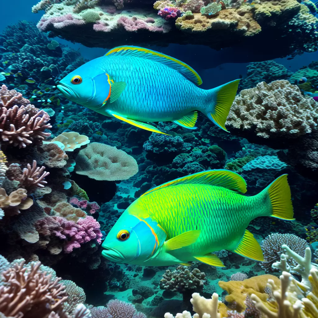 Scarus guacamaia: Peixe-papagaio-verde e ecossistemas de recife