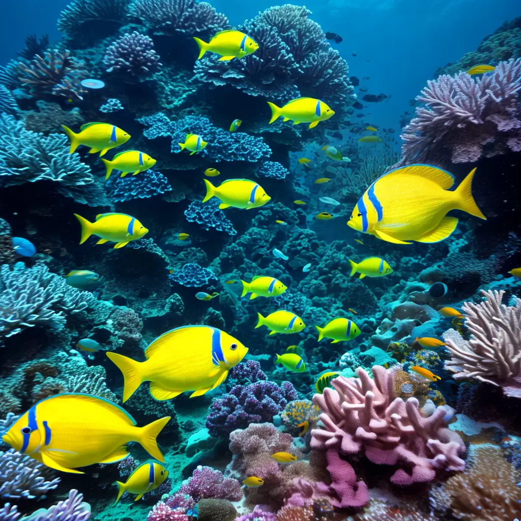 Thalassoma bifasciatum: Peixe-donzela-azul e poligamia 3 Thalassoma bifasciatum: Peixe-donzela-azul e poligamia 2