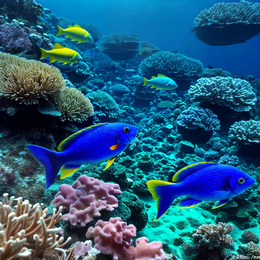 Thalassoma bifasciatum: Peixe-donzela-azul e poligamia 5 Thalassoma bifasciatum: Peixe-donzela-azul e poligamia 4