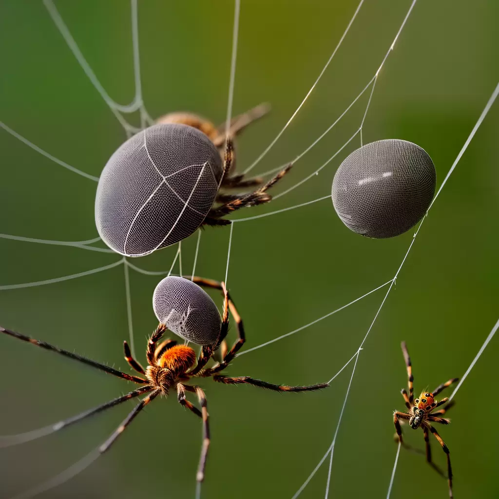 A comunicação vibracional entre aranhas 8