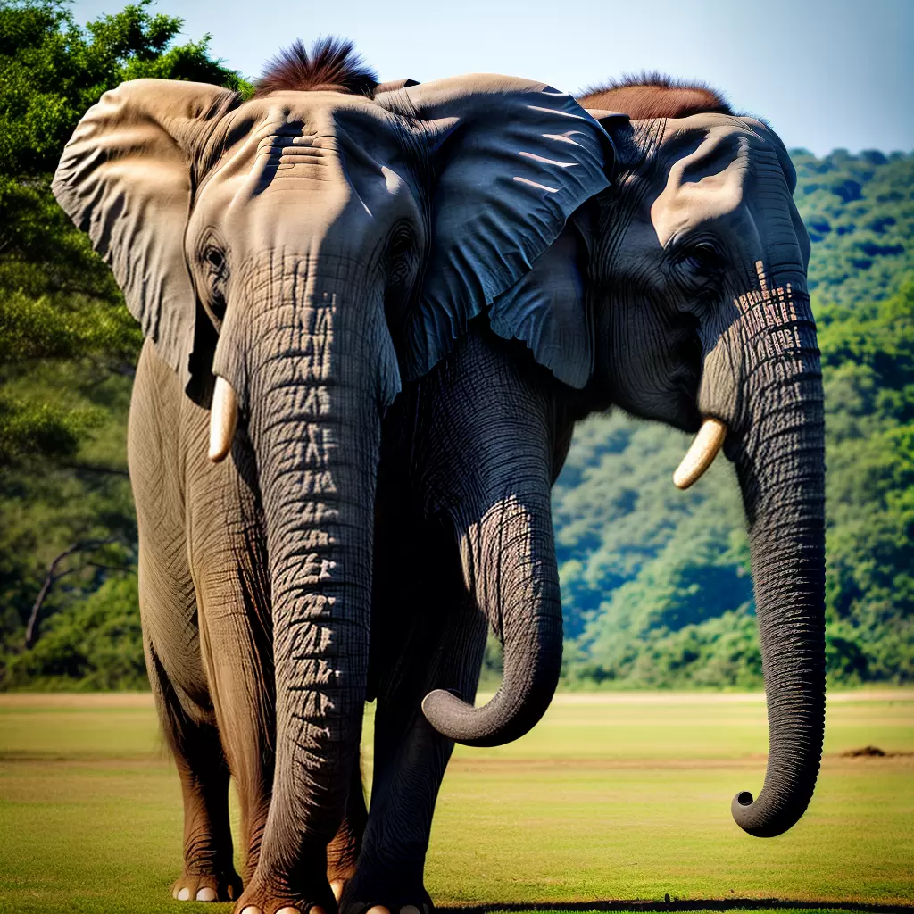 Os animais herbívoros mais fortes. 8