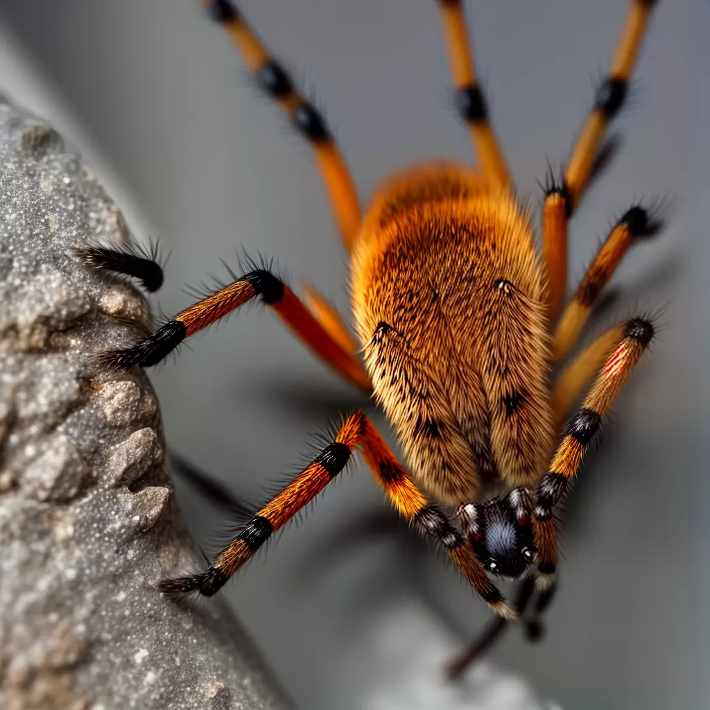 Aranhas e suas habilidades de escalada