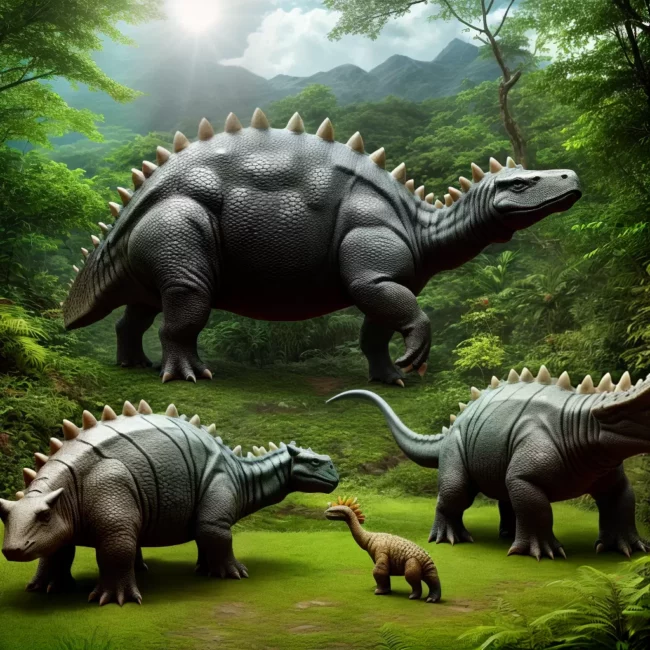 A importância do ANKYLOSAURUS para a cadeia alimentar pré-histórica 48