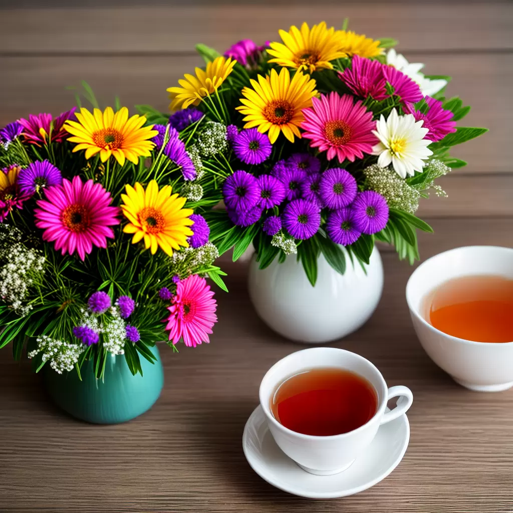 Chás com Flores: Bebidas Naturais para seu BEM-ESTAR