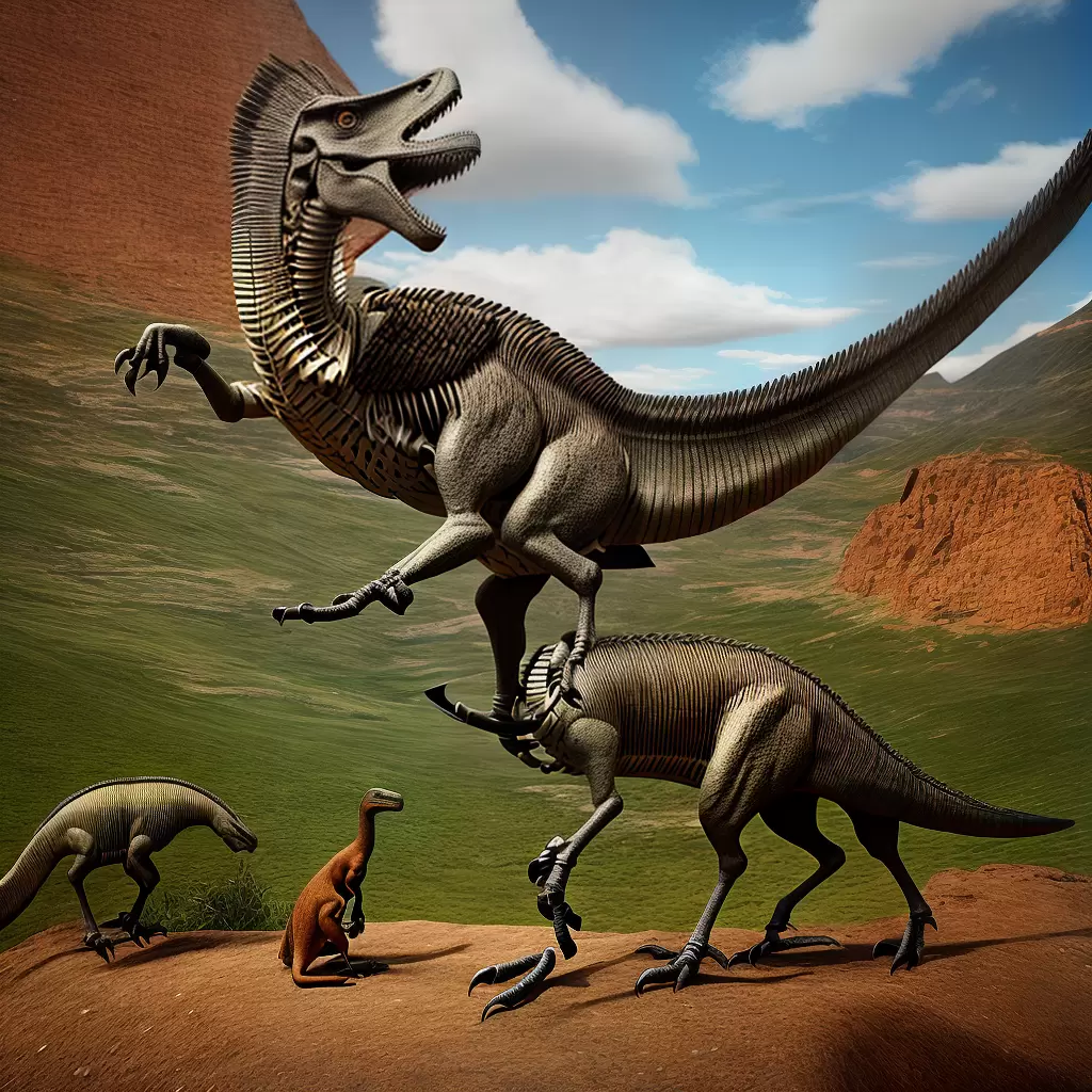 A EVOLUÇÃO dos dinossauros: uma jornada fascinante
