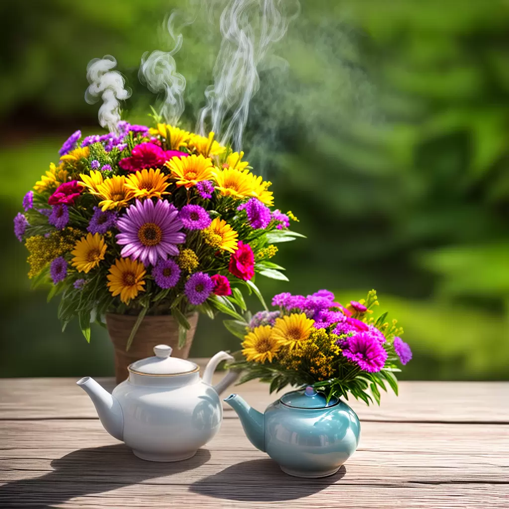 Chás com Flores: A Jornada para um Bem-Estar SURPREENDENTE 3 Chás com Flores: A Jornada para um Bem-Estar SURPREENDENTE 2