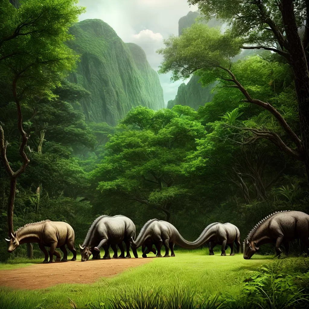 A IMPORTÂNCIA dos dinossauros no ecossistema pré-histórico 3 A IMPORTÂNCIA dos dinossauros no ecossistema pré-histórico 2