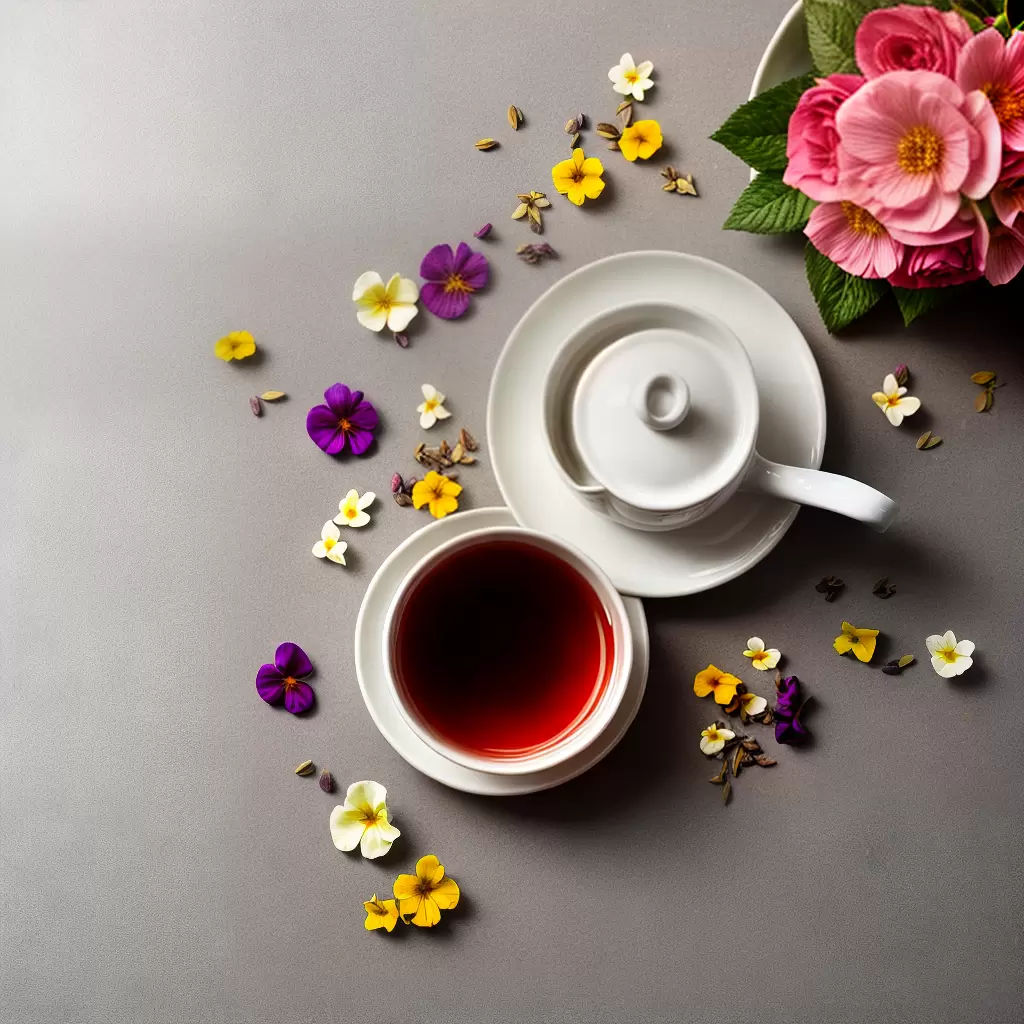A Arte dos Chás com Flores: Uma Jornada de SABORES
