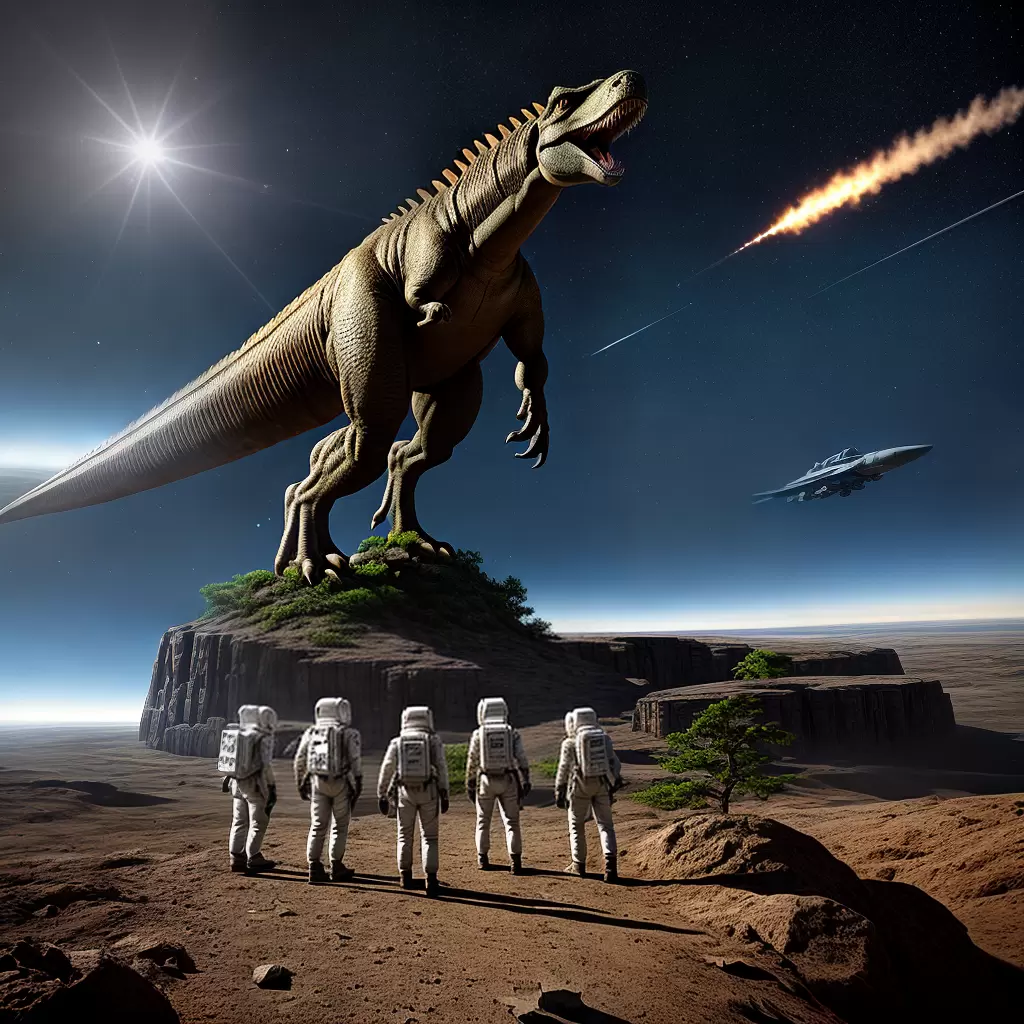 O papel dos DINOSAUROS na exploração espacial 1 O papel dos DINOSAUROS na exploração espacial