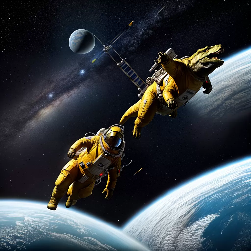 O papel dos DINOSAUROS na exploração espacial 3 O papel dos DINOSAUROS na exploração espacial 2