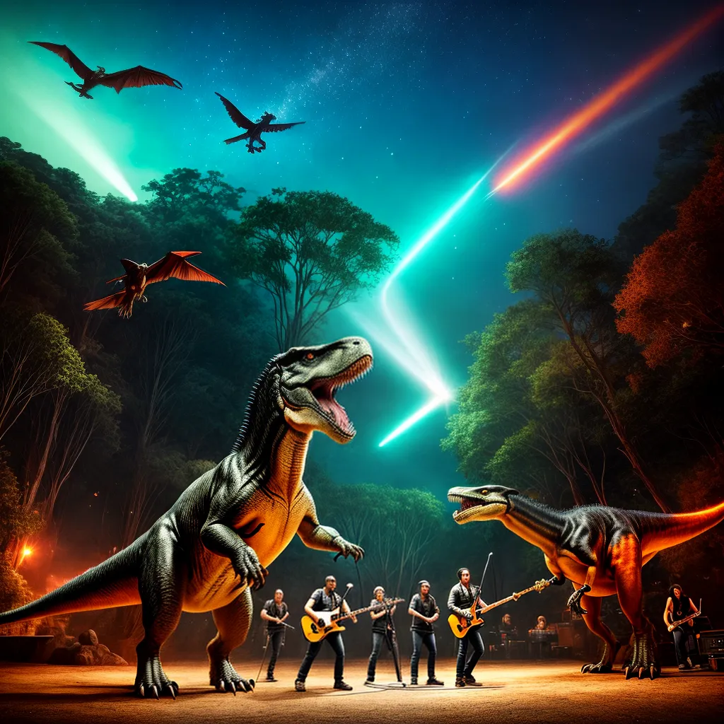 MÚSICA e dinossauros: uma combinação inusitada 9 MÚSICA e dinossauros: uma combinação inusitada 8