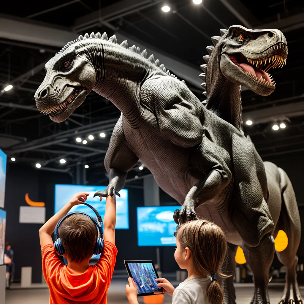 Explorando o universo dos DINOSAUROS através da Realidade Aumentada 7 Explorando o universo dos DINOSAUROS através da Realidade Aumentada 6