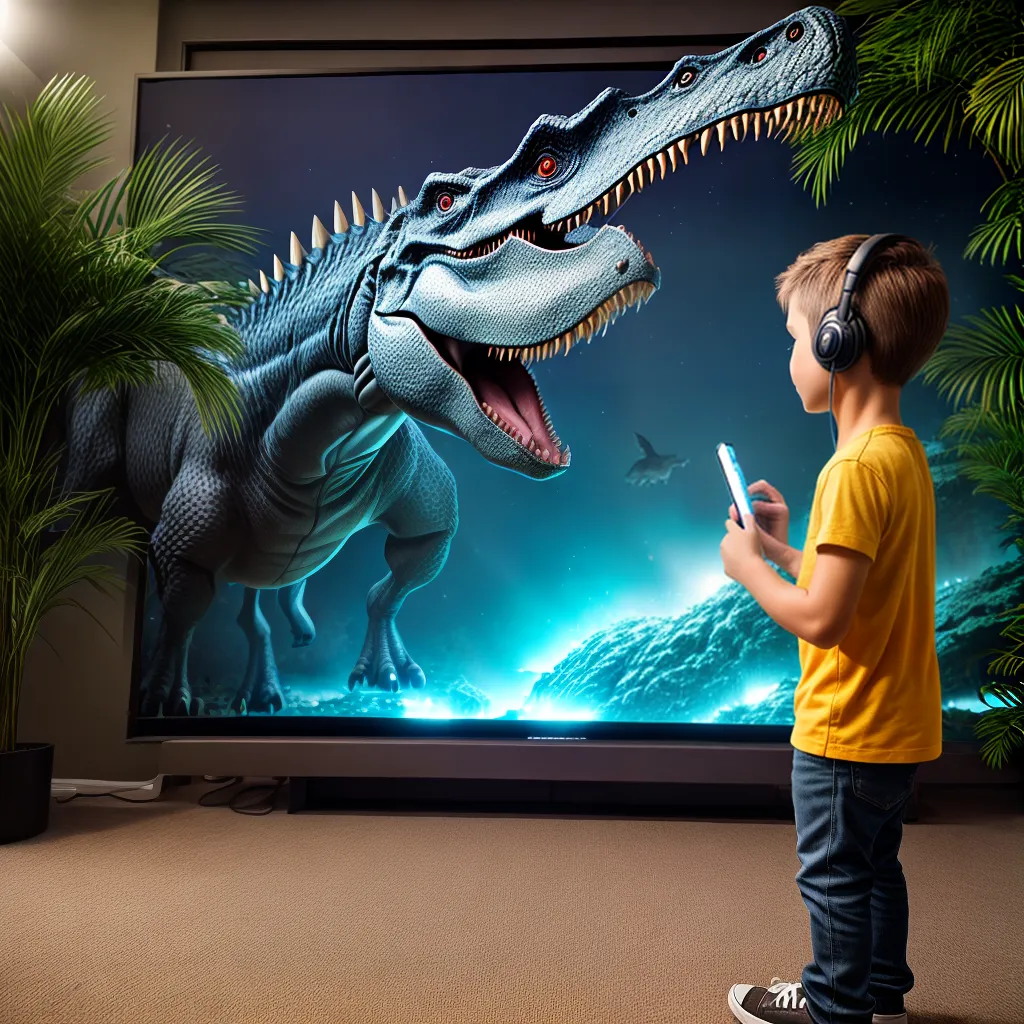 Explorando o universo dos DINOSAUROS através da Realidade Aumentada 9 Explorando o universo dos DINOSAUROS através da Realidade Aumentada 8