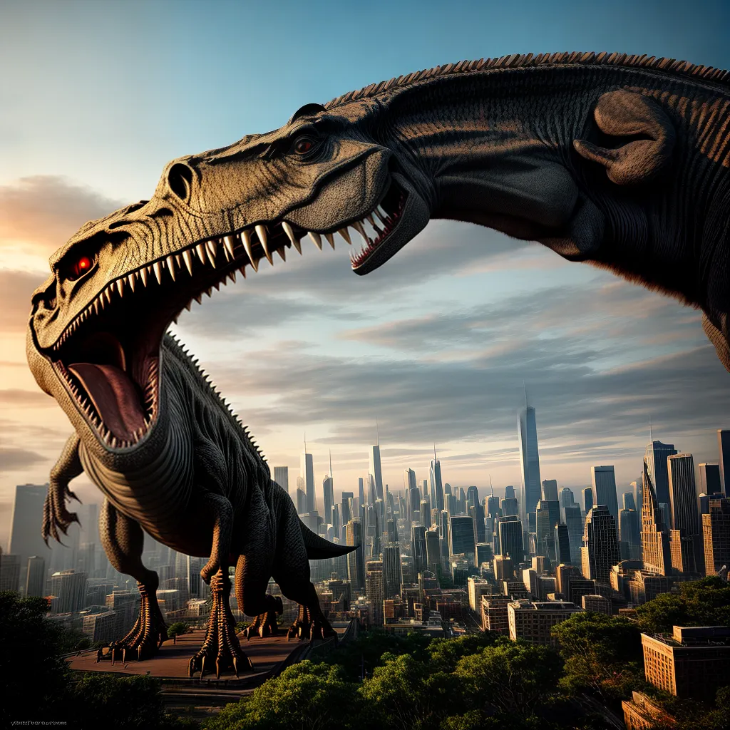 A influência dos DINOSAUROS na criação de monstros da ficção 1 A influência dos DINOSAUROS na criação de monstros da ficção