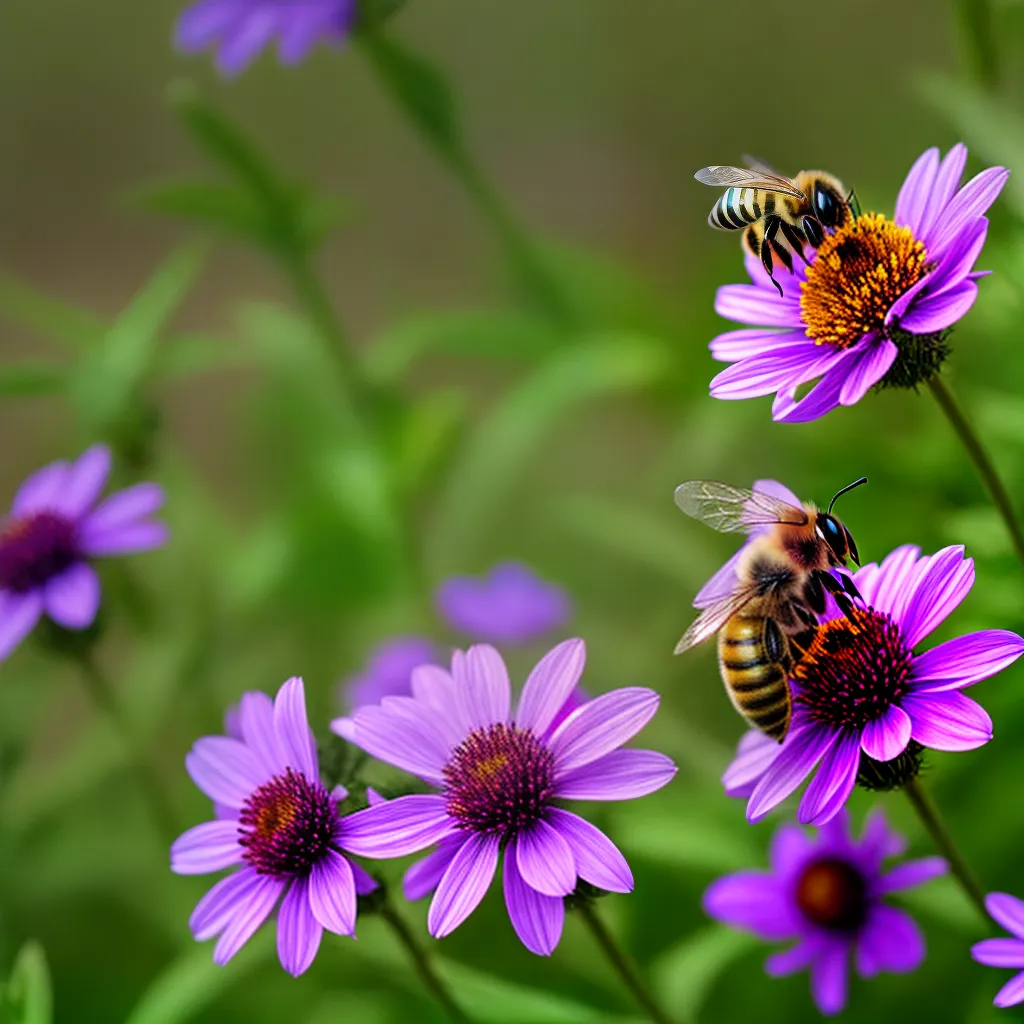 Abelhas no jardim: um sinal de saúde e equilíbrio ambiental 6