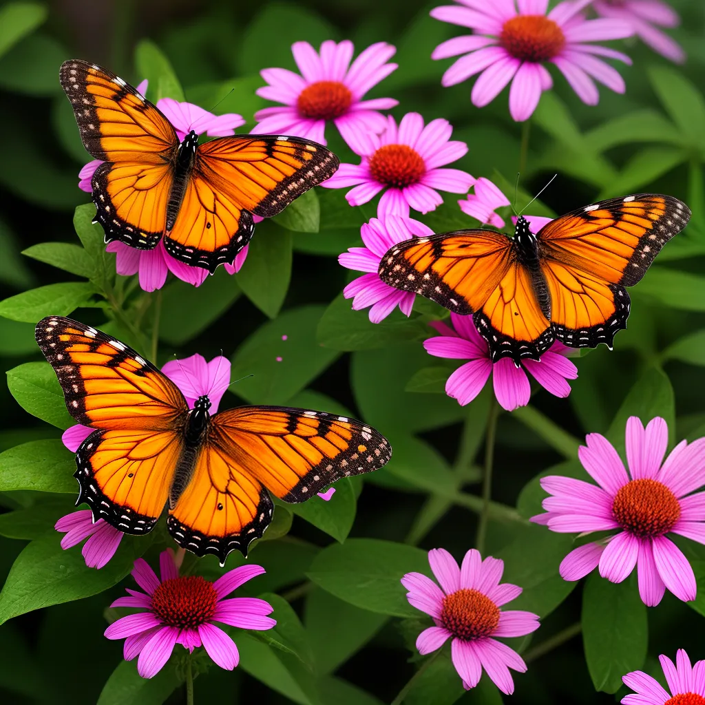 As mariposas e o seu papel na fertilização das plantas do jardim 2